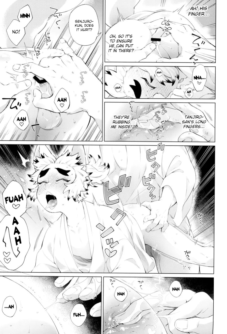 [Mekao (Den Meka)] Tanjirou-san Kodomo Atsukai Shinaide Kudasai | Tanjirou-san, Please Don't Treat Me Like a Child (Kimetsu no Yaiba) {Chin²}