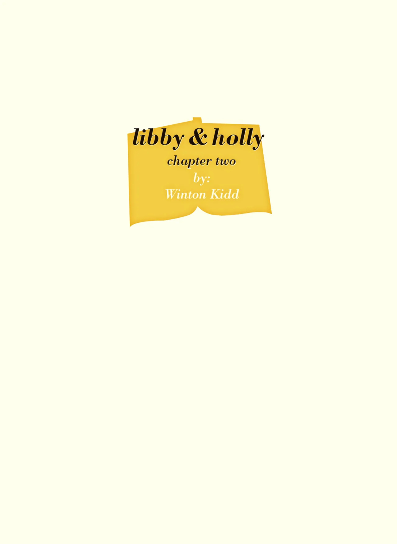 [Winton Kidd] Libby & Holly: Chapter 1-3