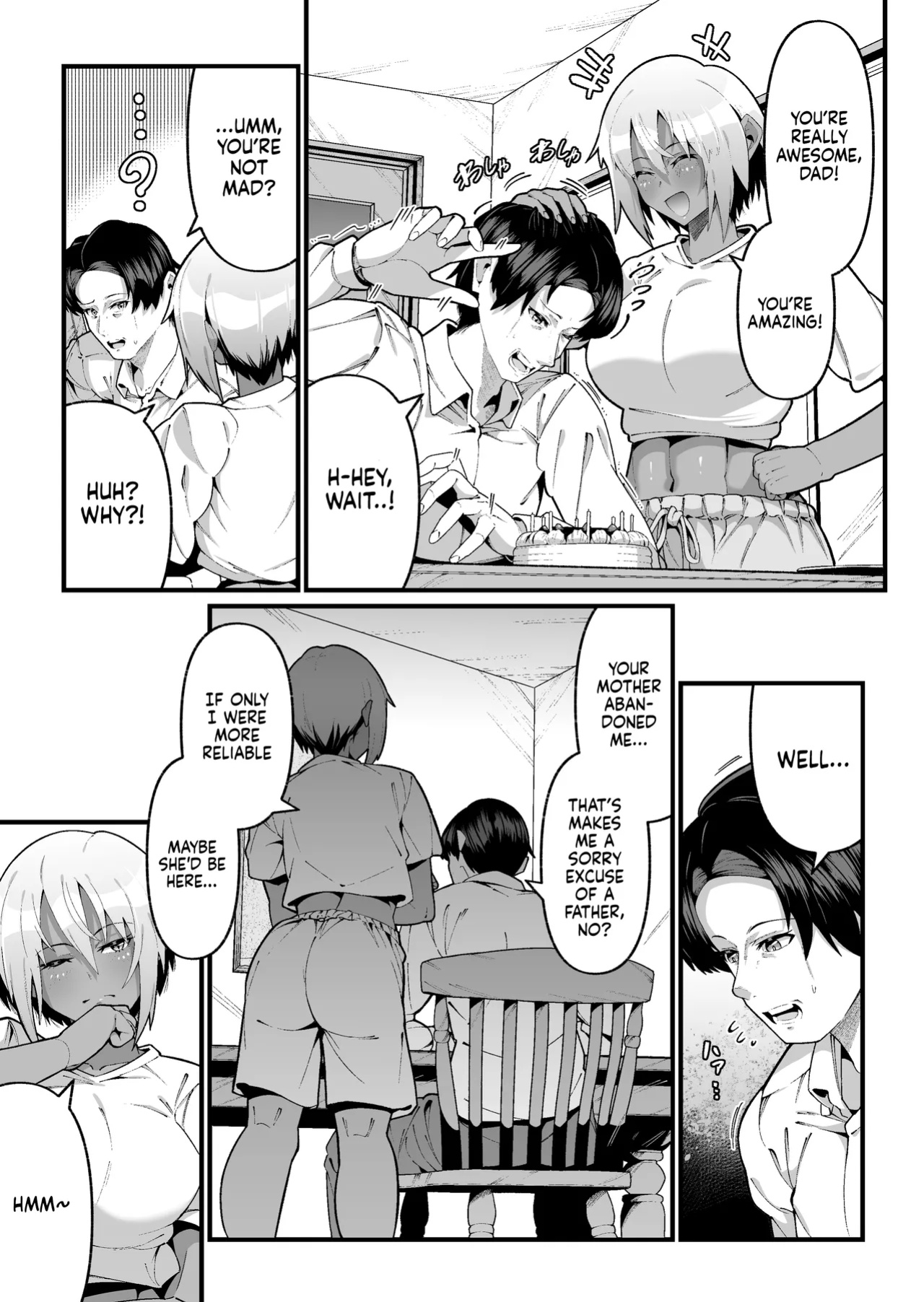 [Zonebell Market (Zonebell Tsukiji)] Ore to Musume wa Chi ga Tsunagatteinai (Jou) | My Daughter and I Are Not Blood-Related (Part 1) [NudeSalad]