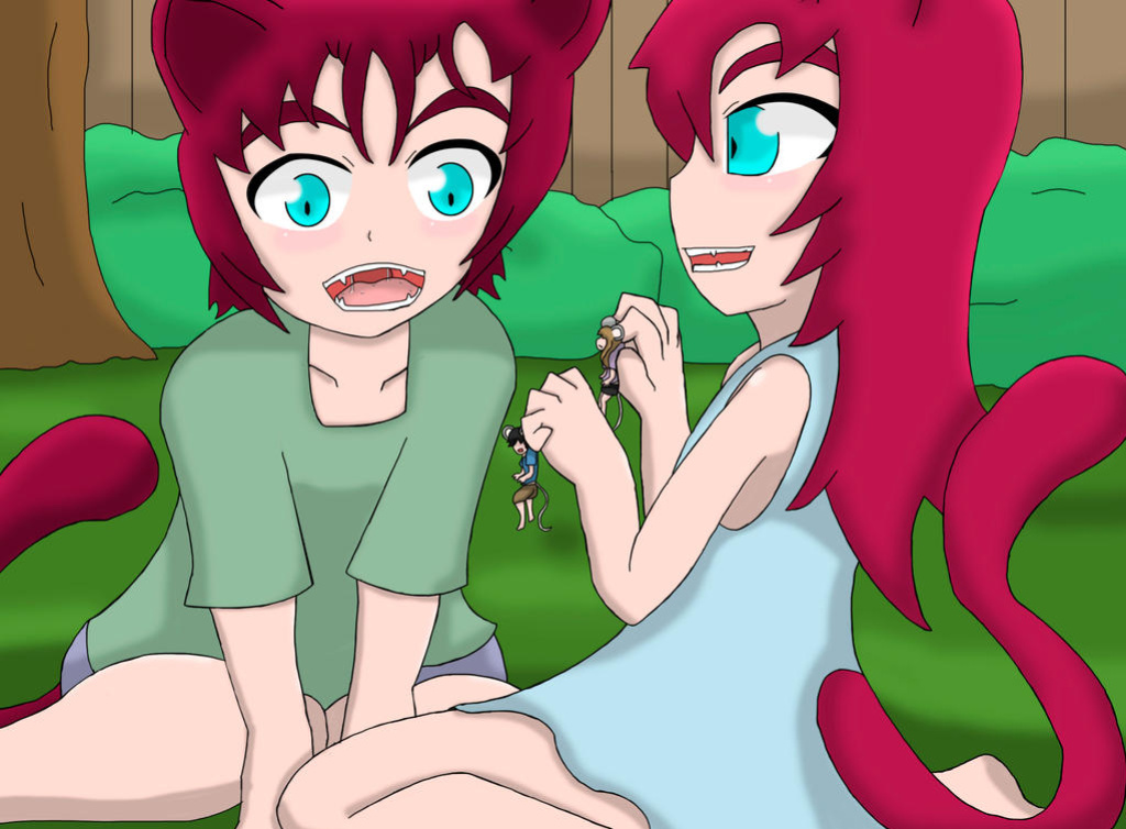[tsukai91] Hermanas Neko / Cat Sisters