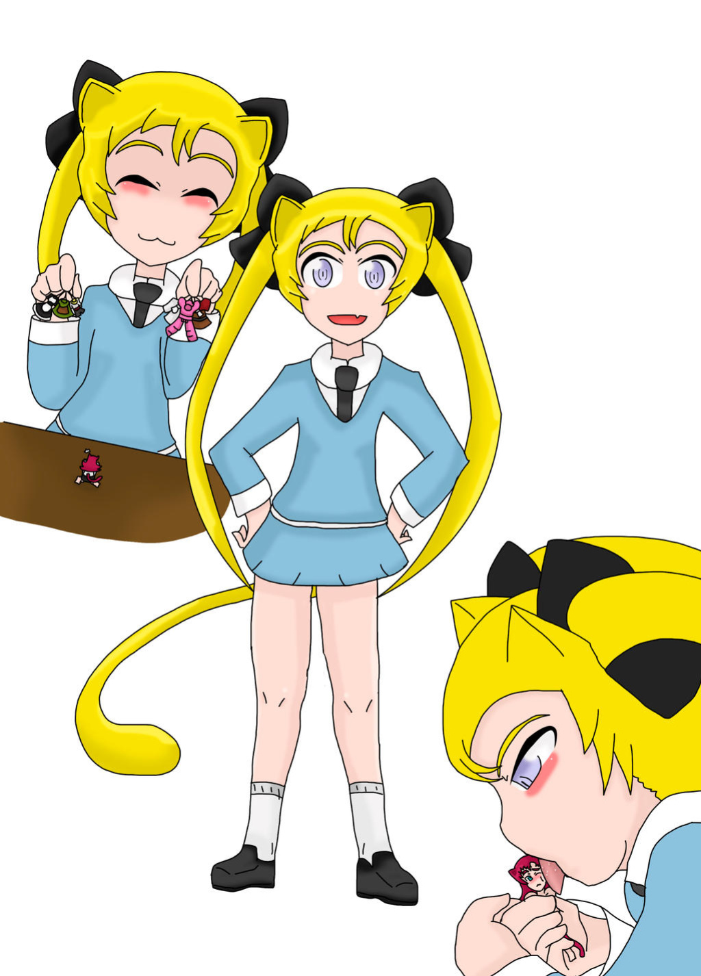 [tsukai91] Hermanas Neko / Cat Sisters