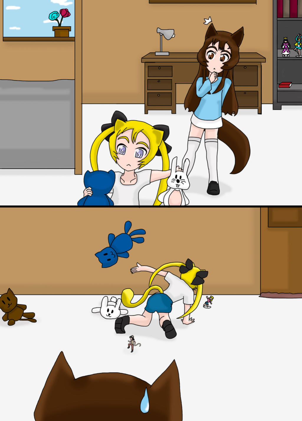 [tsukai91] Hermanas Neko / Cat Sisters