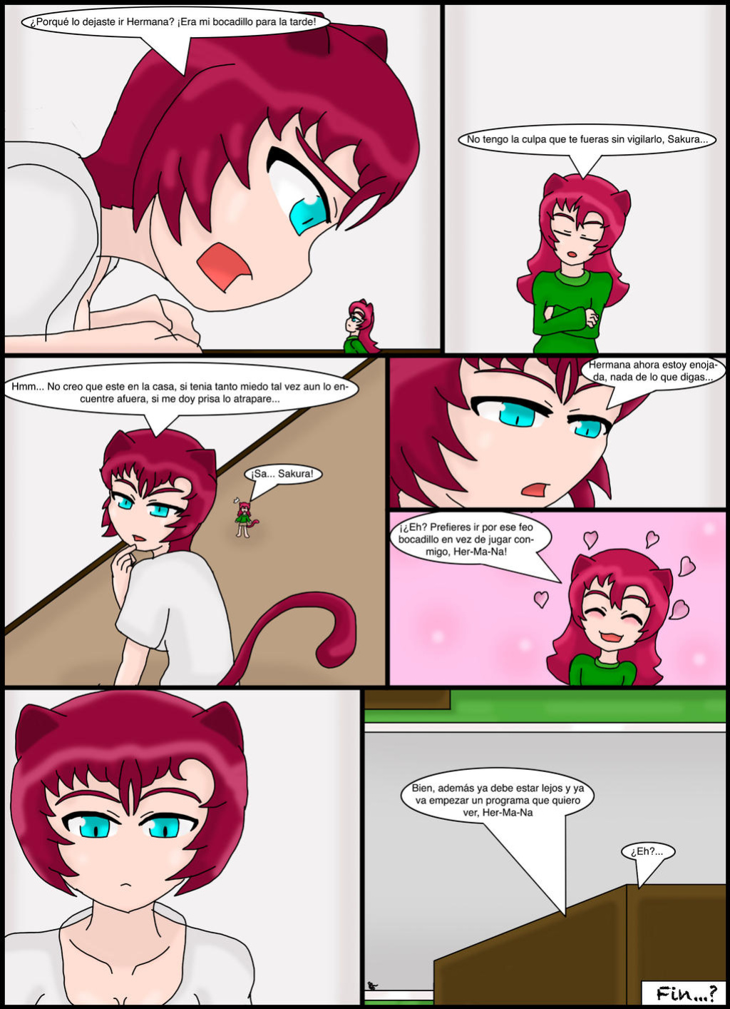 [tsukai91] Hermanas Neko / Cat Sisters