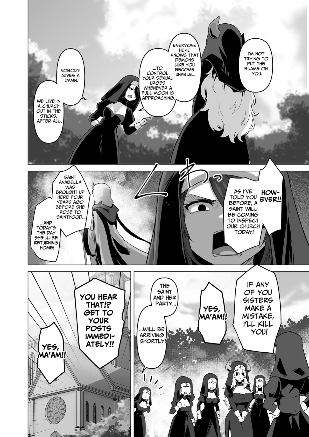 [HASHIOKI (Otemoto)] Sono Karada de Sister wa Muri desho | No Way She's A Nun With THAT Bod [tsuyoshi]