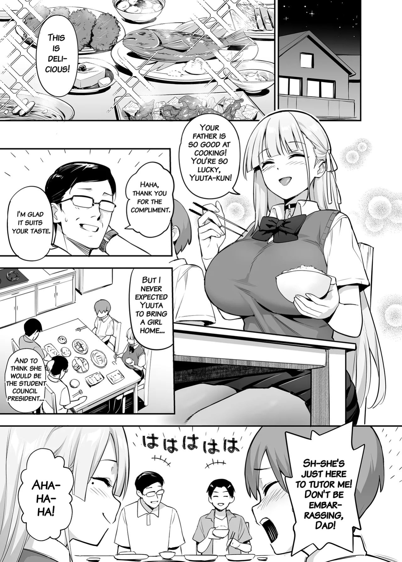 [TRY] Akogare no Seitokaichou ga Kyonyuu Sugiru Ken 2 11-12