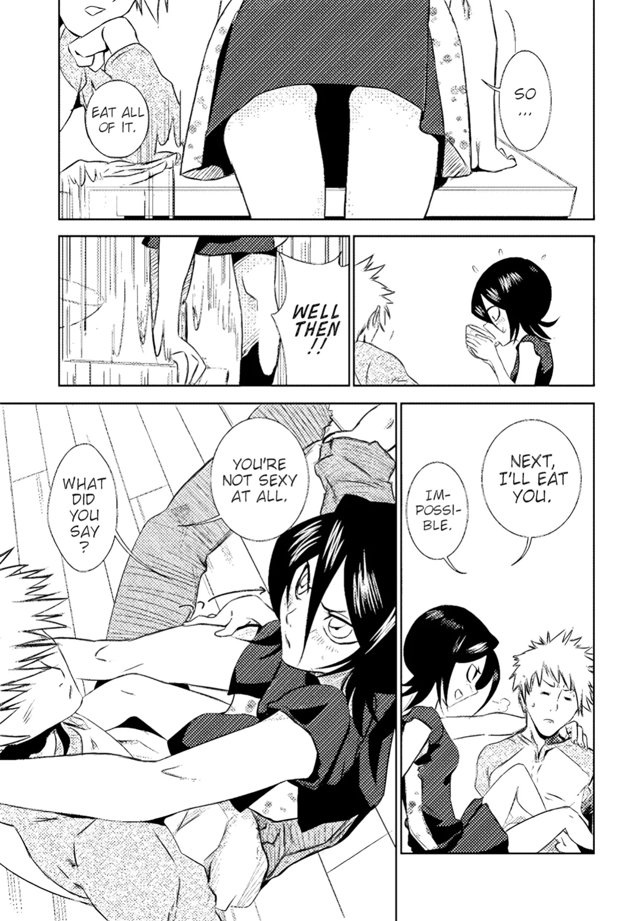 (COMIC1☆3) [BAKA to HASA me (Tsukai You)] NO/BODY (Bleach) [Brolen + EHCove] [Decensored + Upscaled]