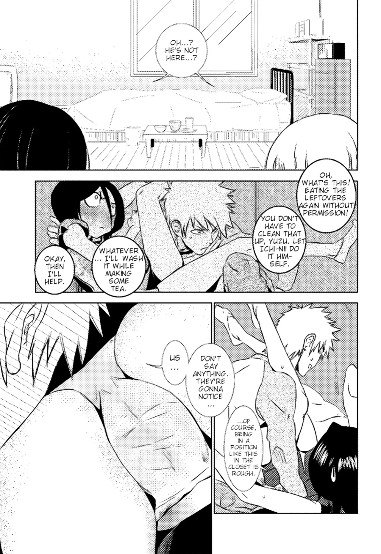 (COMIC1☆3) [BAKA to HASA me (Tsukai You)] NO/BODY (Bleach) [Brolen + EHCove] [Decensored + Upscaled]