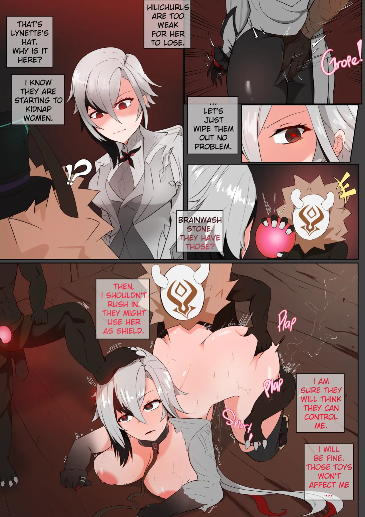 [Aynes] There's no way a harbinger become Hilichurl's sex slave, right?