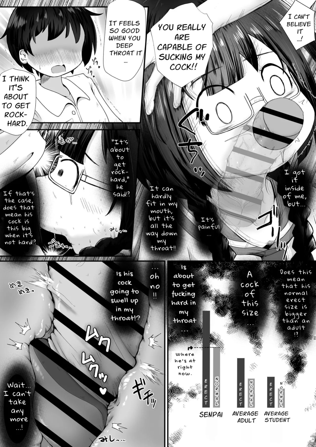 [Ecchi Ecchi Daifuku (Neko Daifuku)] To Prove She's Girlfriend Material, A Petite Slut Uses ALL Her Holes To Service His Big Dick [Kani]