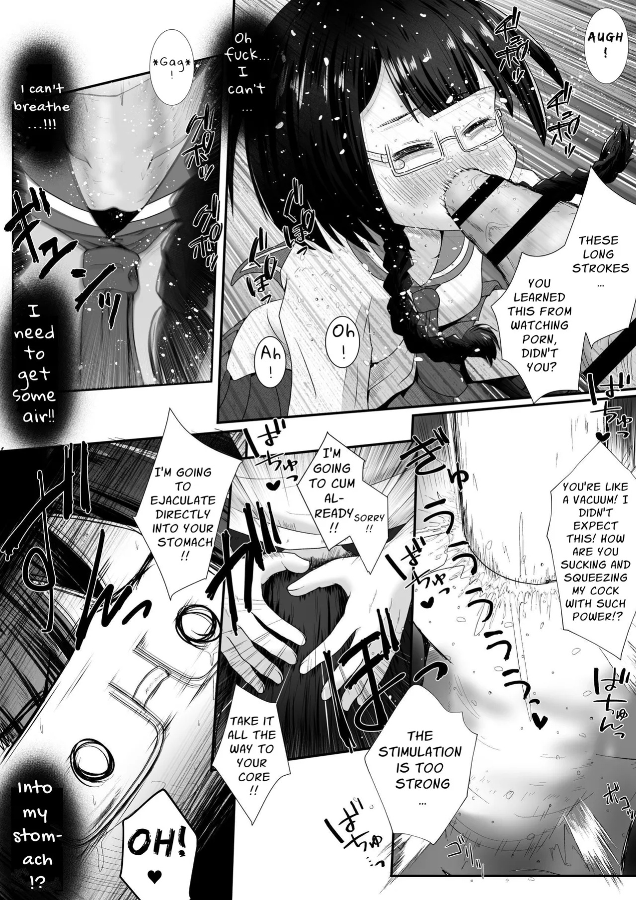 [Ecchi Ecchi Daifuku (Neko Daifuku)] To Prove She's Girlfriend Material, A Petite Slut Uses ALL Her Holes To Service His Big Dick [Kani]