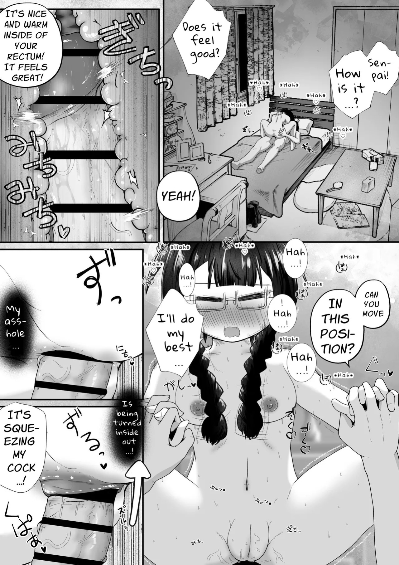 [Ecchi Ecchi Daifuku (Neko Daifuku)] To Prove She's Girlfriend Material, A Petite Slut Uses ALL Her Holes To Service His Big Dick [Kani]