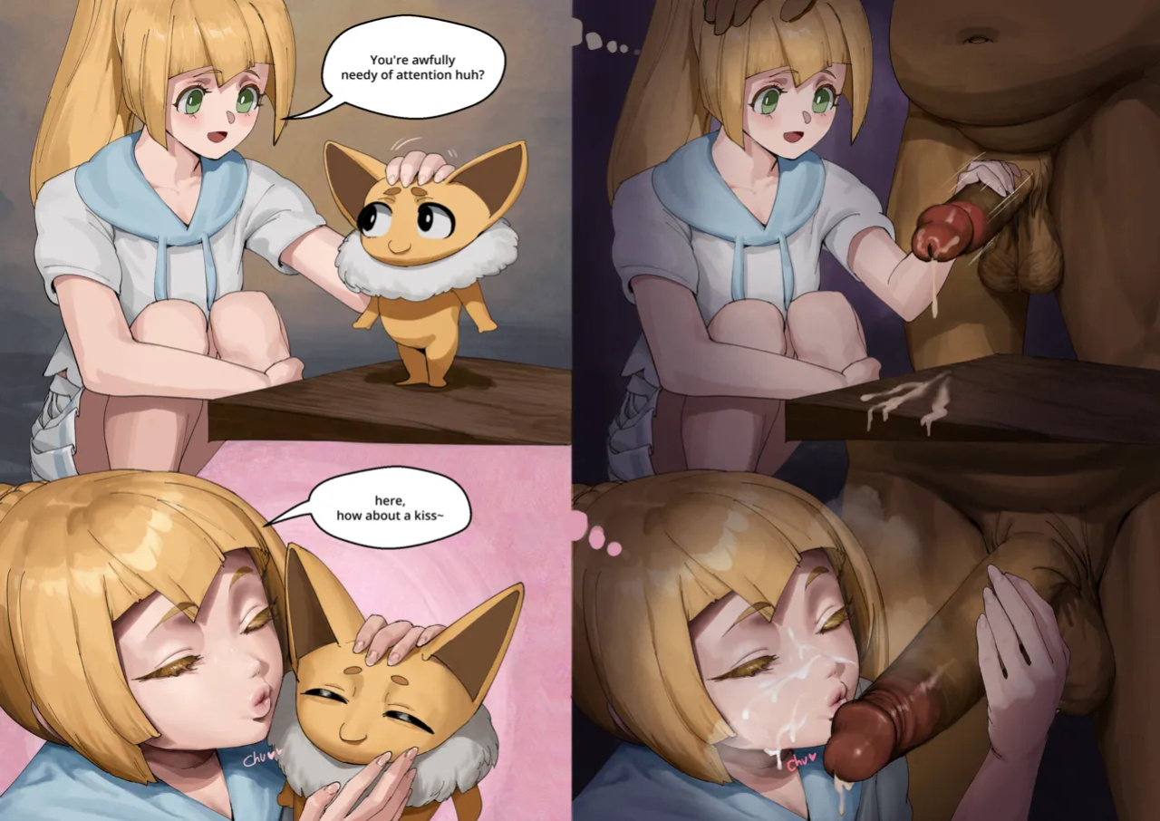 [Wjs07] Lillia thinks hypnos are cute (Pokemon) (Uncensored & Textless)