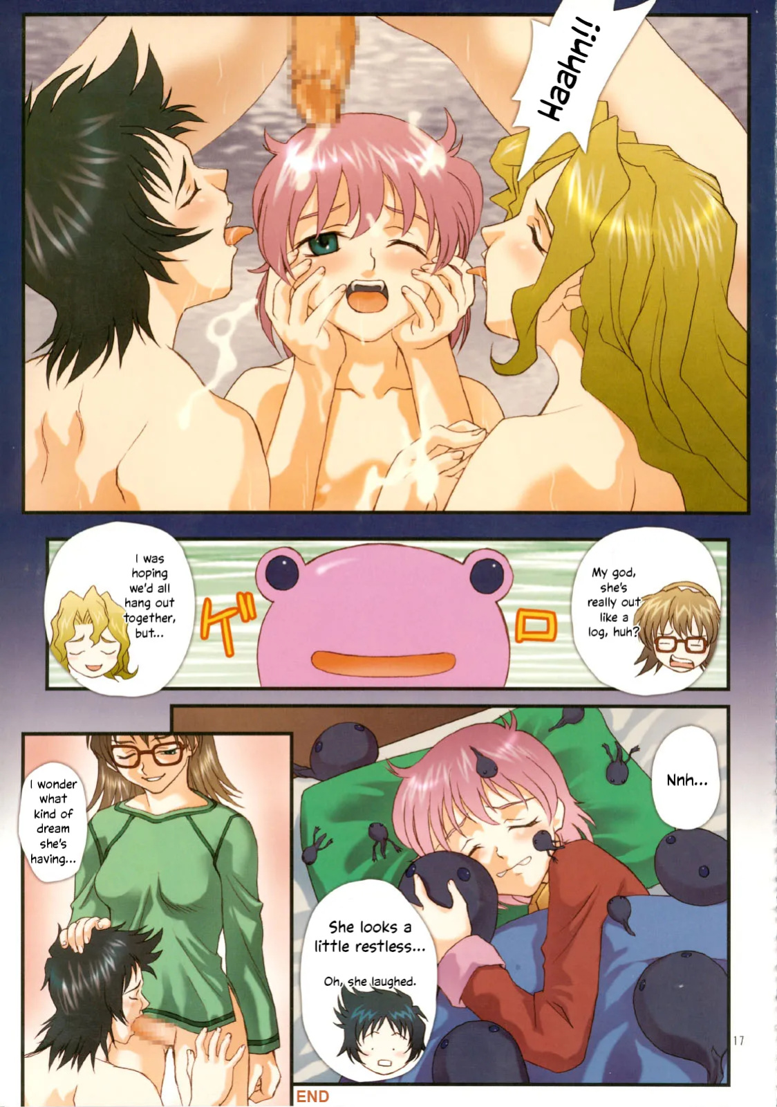 (C65) [Shiitake (Zukiki, Mugi, Setsuna)] Pink Frog (R.O.D THE TV) english EHCOVE