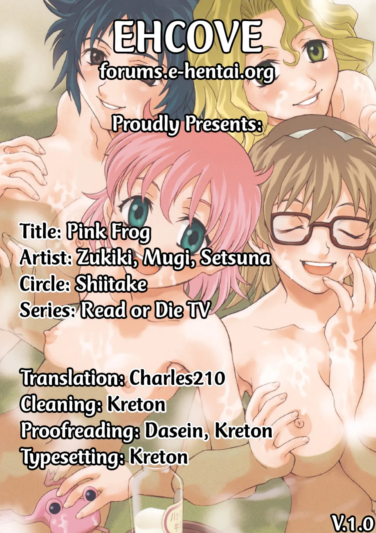 (C65) [Shiitake (Zukiki, Mugi, Setsuna)] Pink Frog (R.O.D THE TV) english EHCOVE