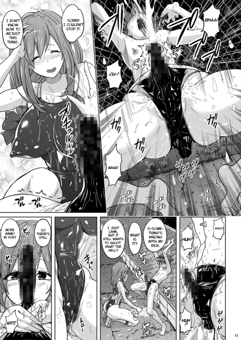 [Nyanko Batake (Murasaki Nyaa)] Pitapita Kyouei Mizugi NEXT Oneshota Hen [CrowKarasu]