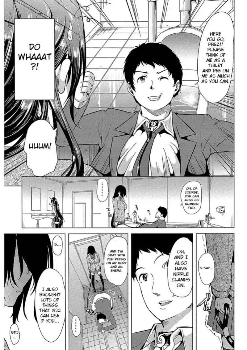 [Yabitsu Hiro] You're my Sex Slave President | Kimi wa Boku no Seidokaichou (Ch. 1-3) [CrowKarasu]