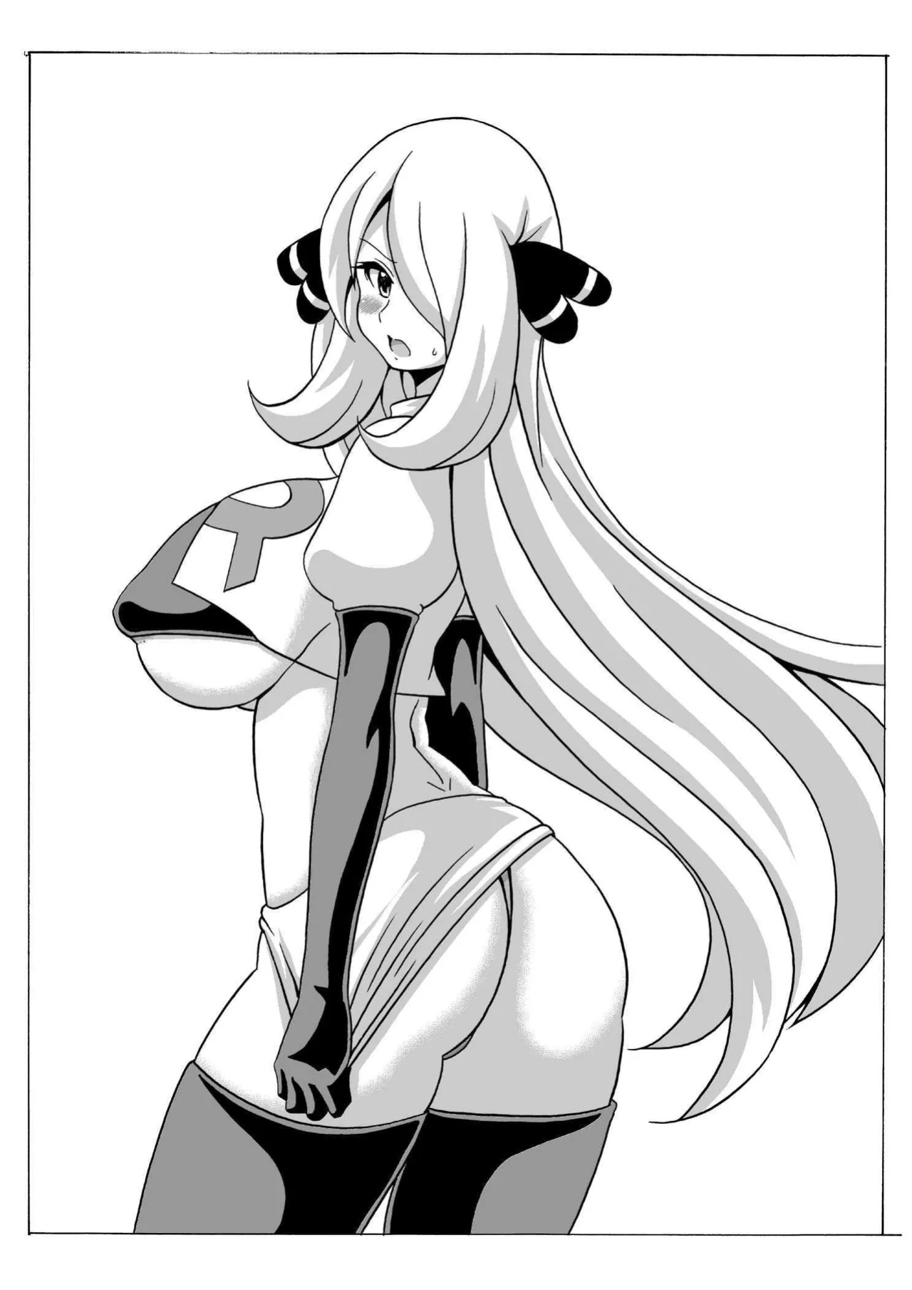 [Haguruman (Koutarosu)] Shirona-san no Hon / Book About Cynthia (Pokemon)