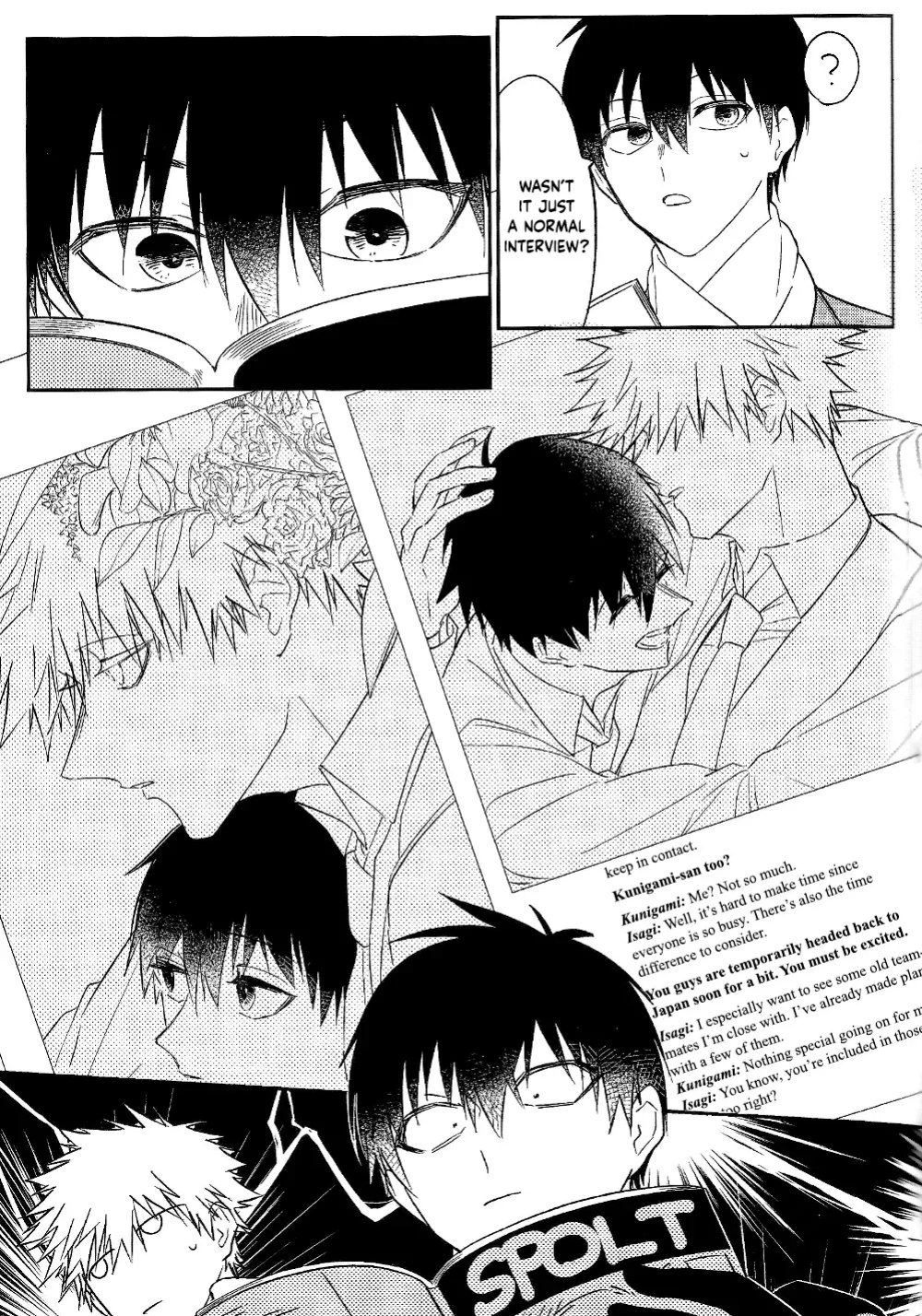 (Lemon Tea ni Kintsuba o. DR2023) [Mameya (Mimi)] Never say, Give up! (Blue Lock) {Strike-a-hole Scans}