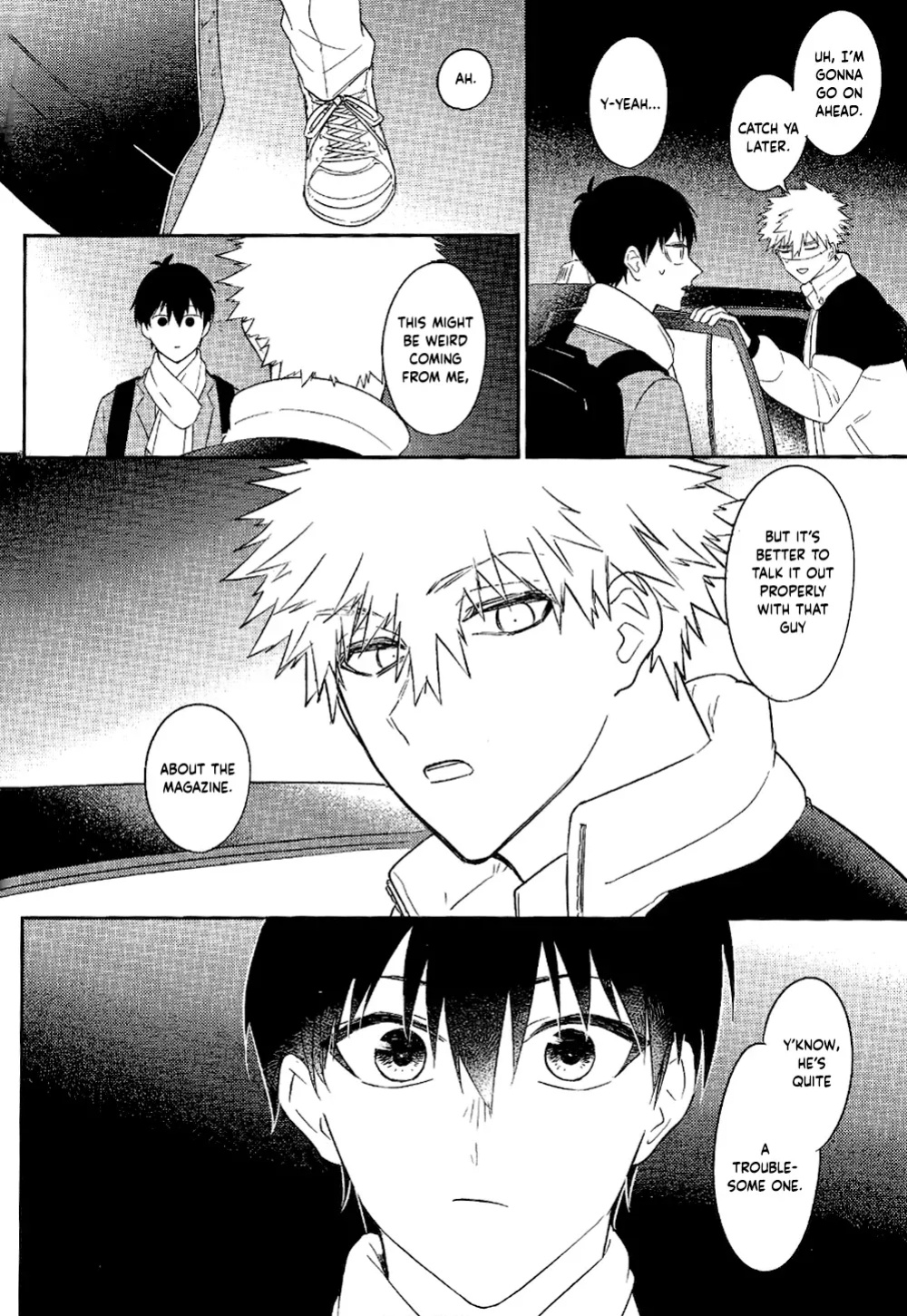 (Lemon Tea ni Kintsuba o. DR2023) [Mameya (Mimi)] Never say, Give up! (Blue Lock) {Strike-a-hole Scans}