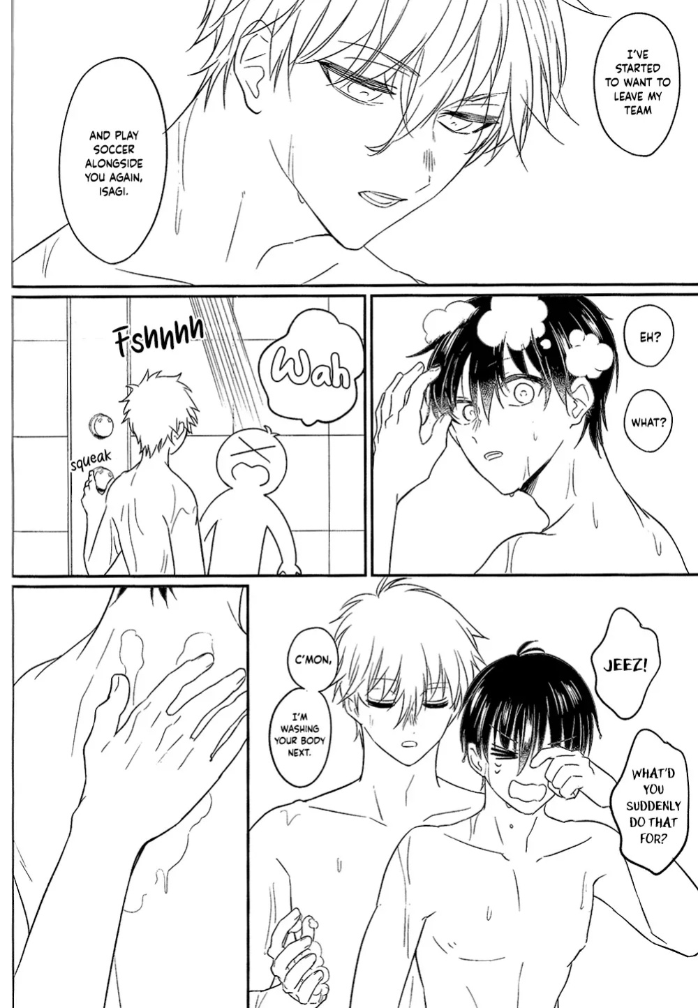 (Lemon Tea ni Kintsuba o. DR2023) [Mameya (Mimi)] Never say, Give up! (Blue Lock) {Strike-a-hole Scans}