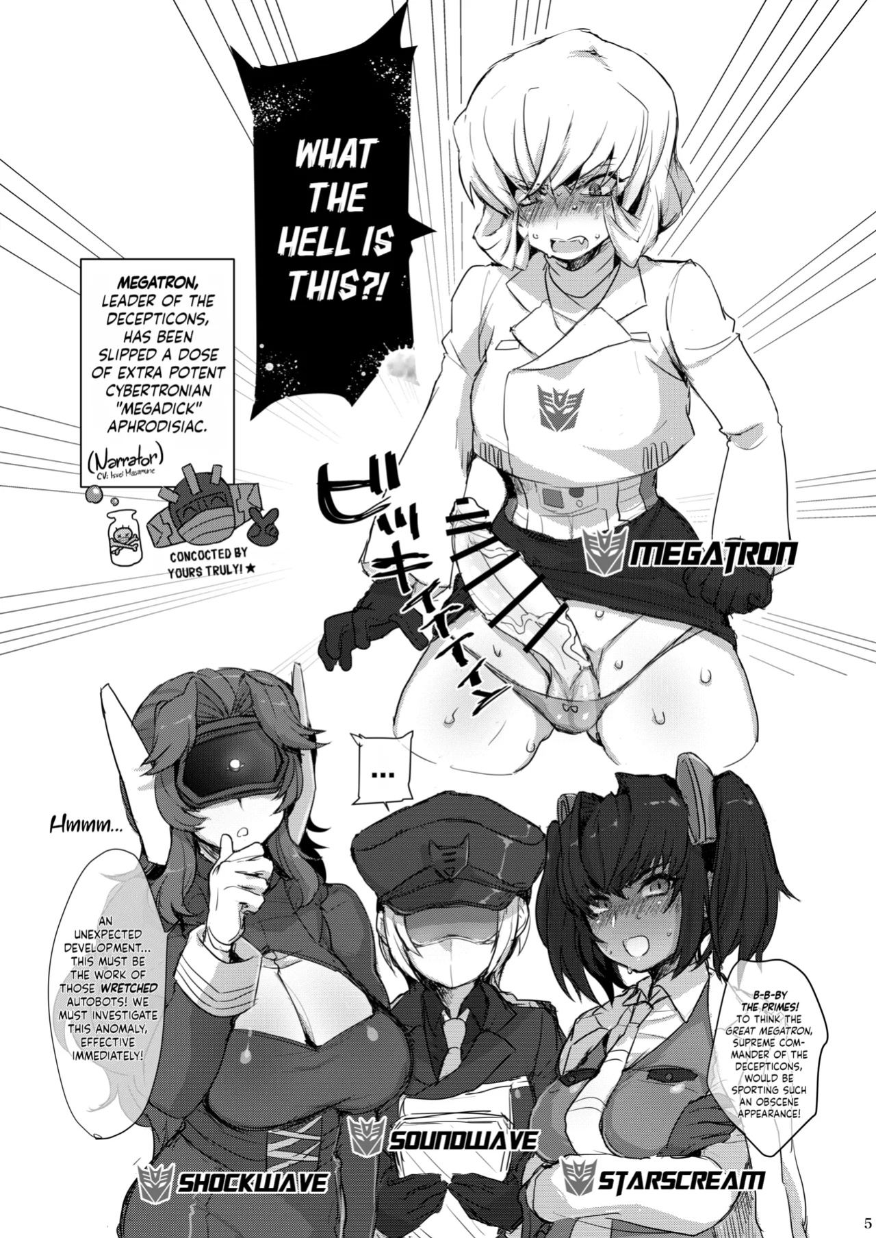 [Koshi no Itami (Koshii Tai)] Omankoformers: All Hail Megadick (Transformers) [head empty + Wiimouto]
