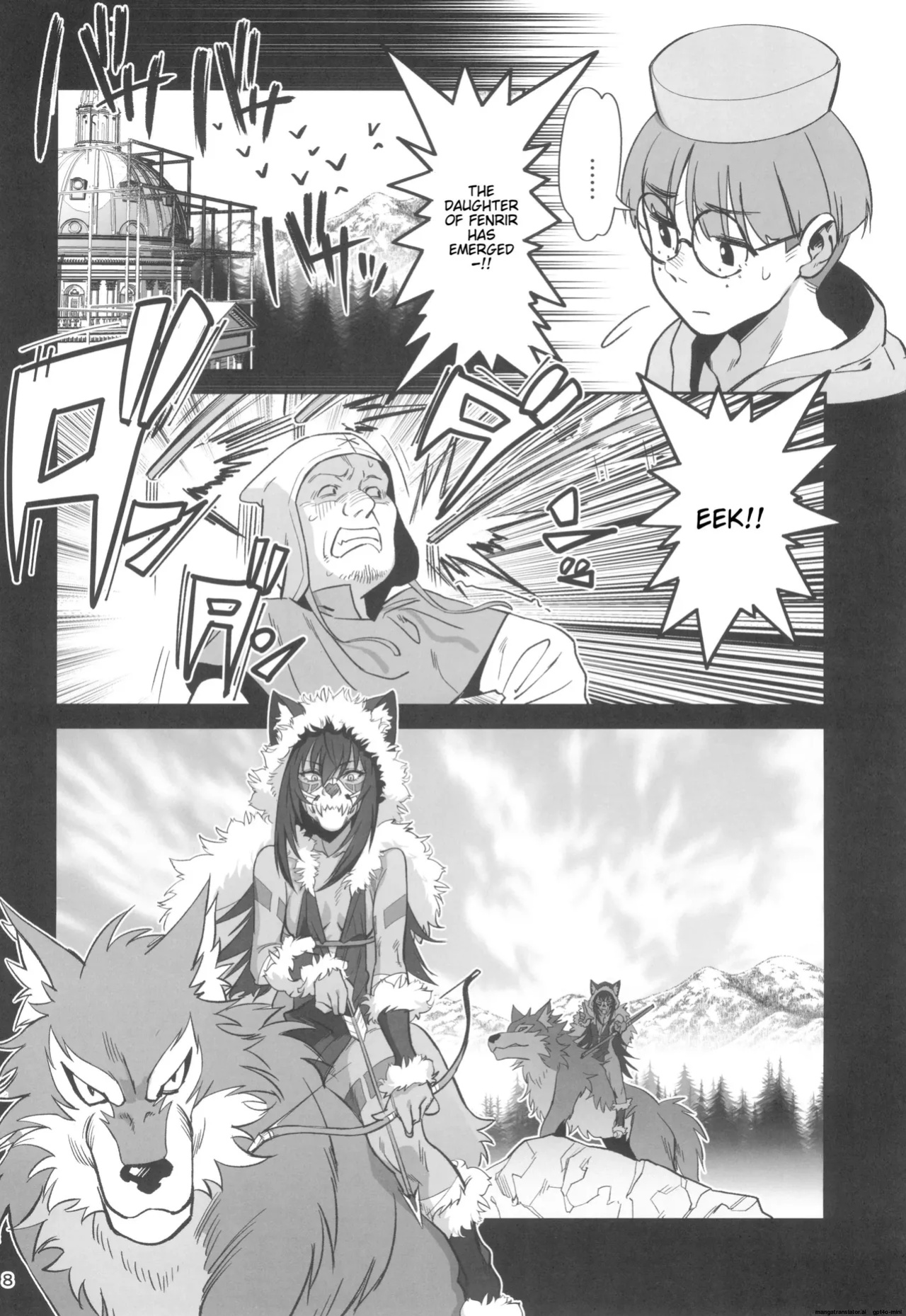 (C104) [Dokudami (Okita Ababa)] Mori o Mamoru Ookami Shoujo ga Inkou Shisai ni NTRreta Hanashi [MTL English]