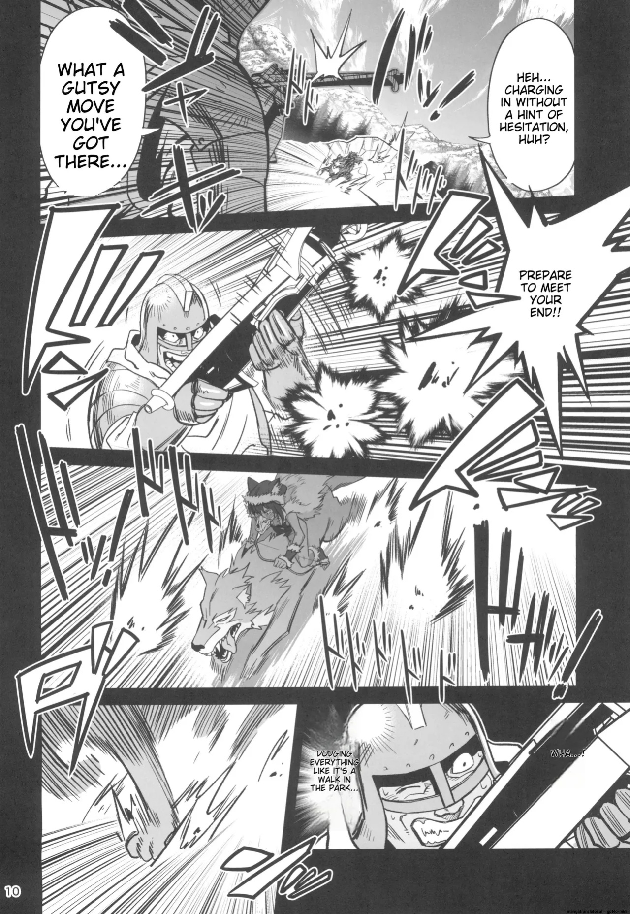 (C104) [Dokudami (Okita Ababa)] Mori o Mamoru Ookami Shoujo ga Inkou Shisai ni NTRreta Hanashi [MTL English]