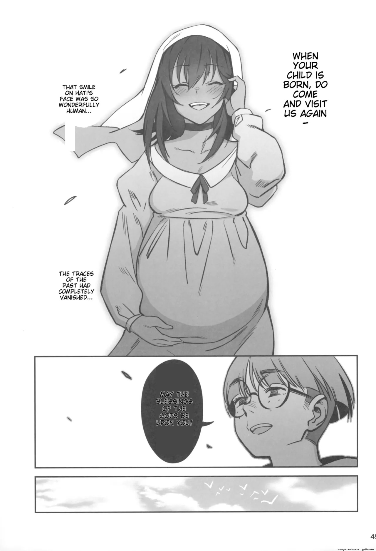 (C104) [Dokudami (Okita Ababa)] Mori o Mamoru Ookami Shoujo ga Inkou Shisai ni NTRreta Hanashi [MTL English]