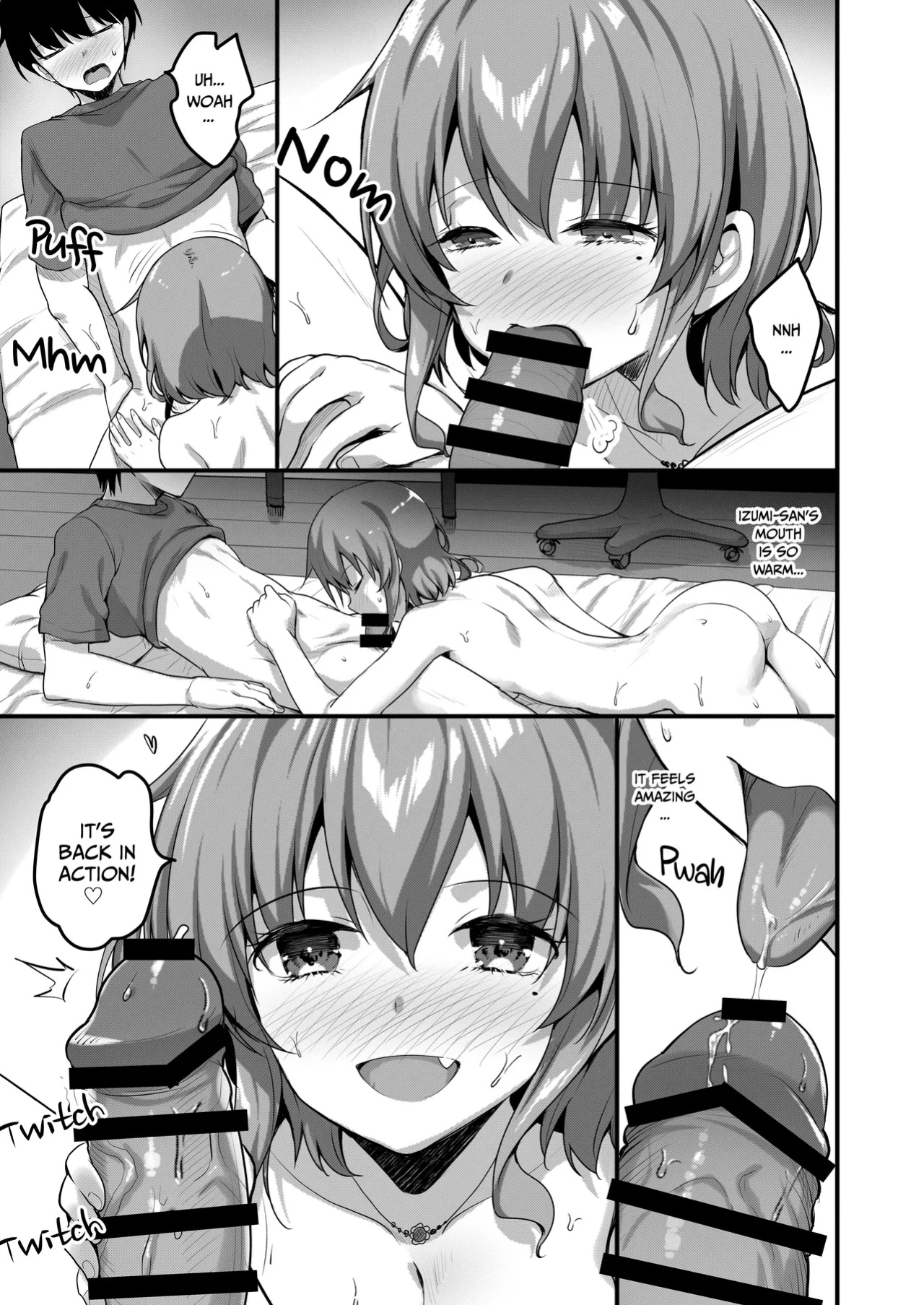 [Tegomental (Akahito)] Futari no Ouchi Iede Musume to Doutei-kun no Torokeru Natsu | The Melty Summer of a Runaway Gal and a Virgin Guy [rubber_user]