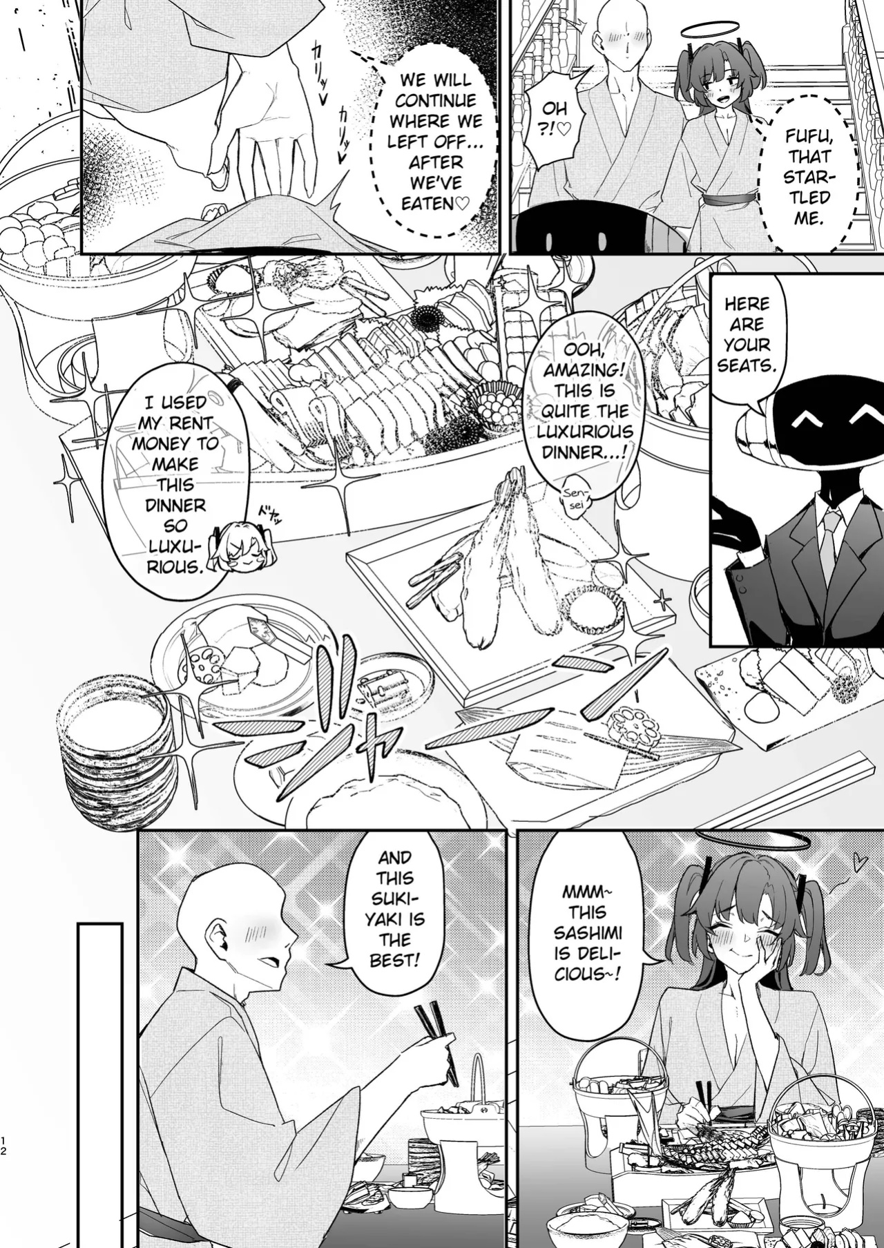 [Hoyhoy Colo] Seminar Kaikei wa Ecchi ga Shitai. Onsen Hen Kouhen - The accountant at seminar wants to have sex. Hot Springs Arc Part 2 (Blue Archive) [Hitode Scans]