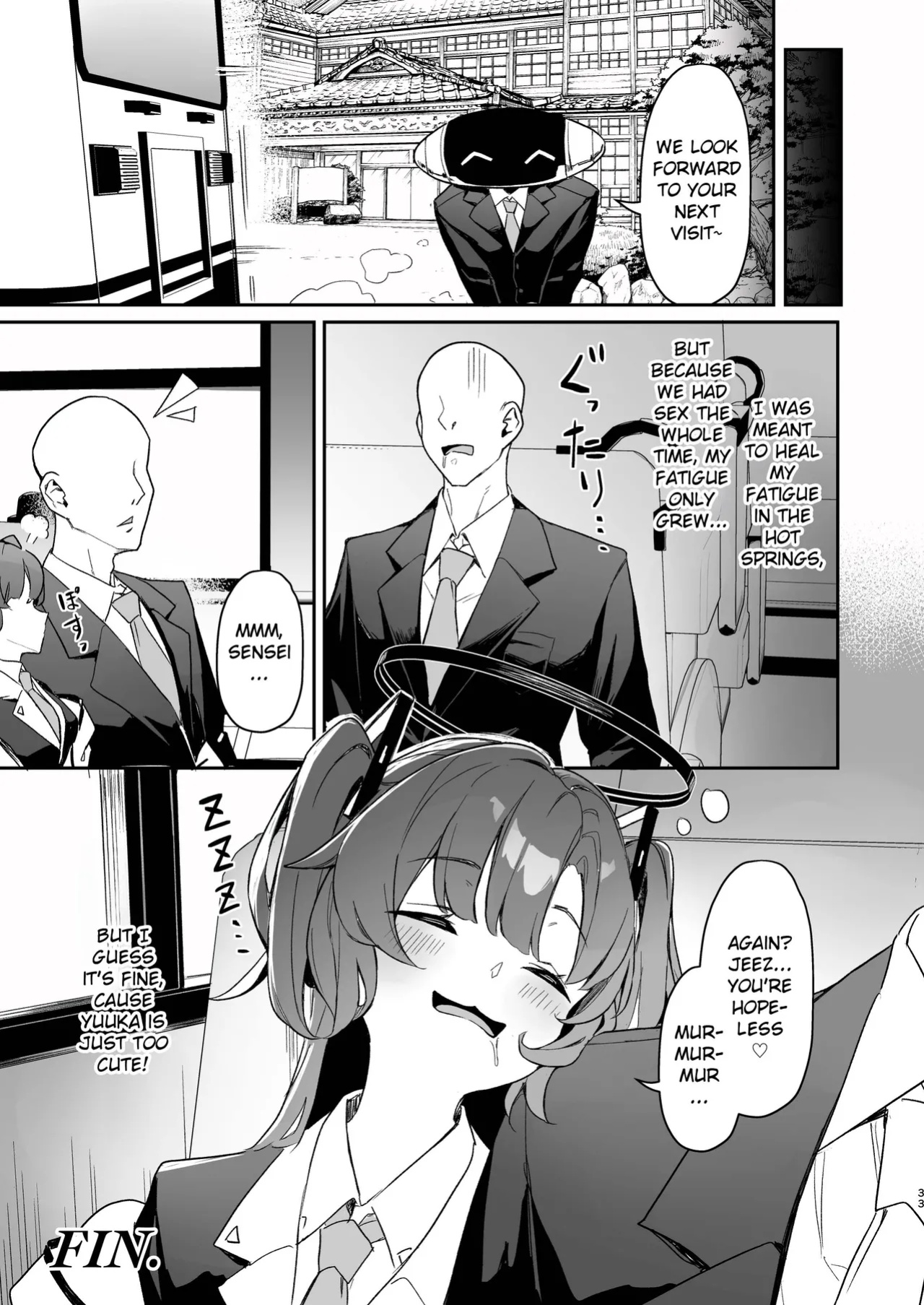 [Hoyhoy Colo] Seminar Kaikei wa Ecchi ga Shitai. Onsen Hen Kouhen - The accountant at seminar wants to have sex. Hot Springs Arc Part 2 (Blue Archive) [Hitode Scans]