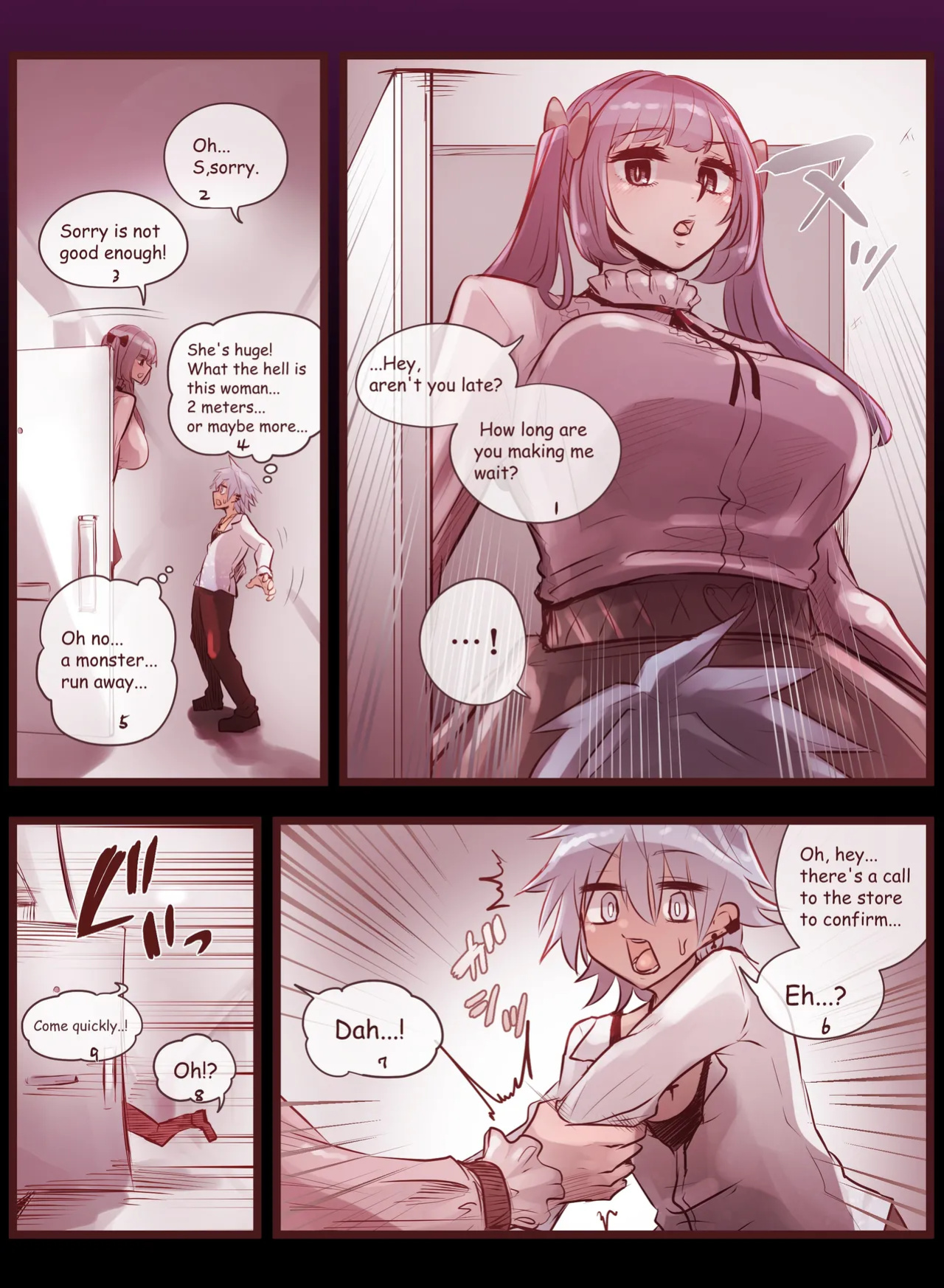 [Bernin] Hairy giantess cunnilingus Hell (Pixiv Fanbox) [High resolution difference]