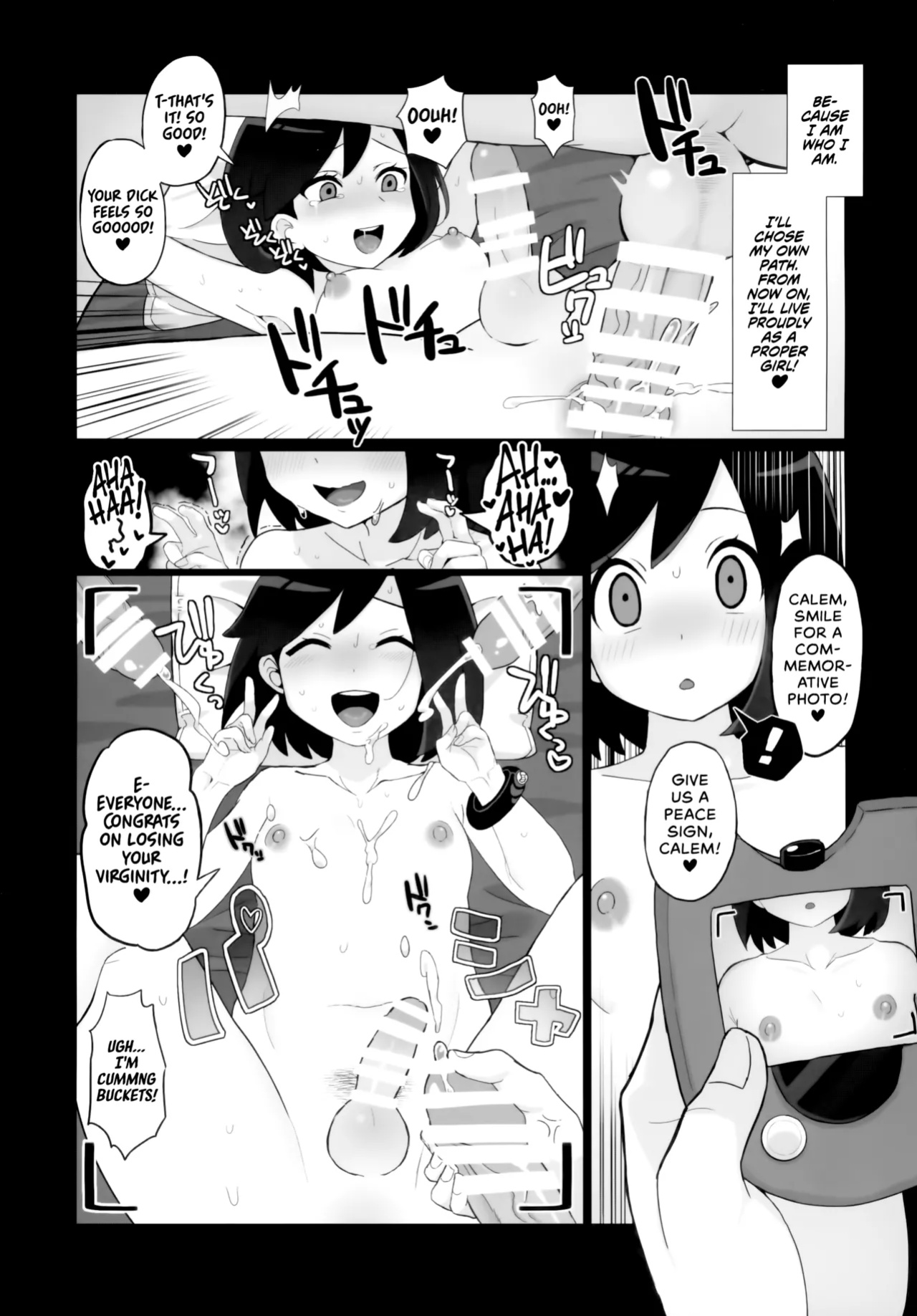 (Challenger! 29) [Kajuu Gum (Sana)] Kalos no Shounen Kairaku Mesu Ochi X | A Kalosian Boy's X-Static Descent into Feminity (Pokémon X and Y) [head empty]