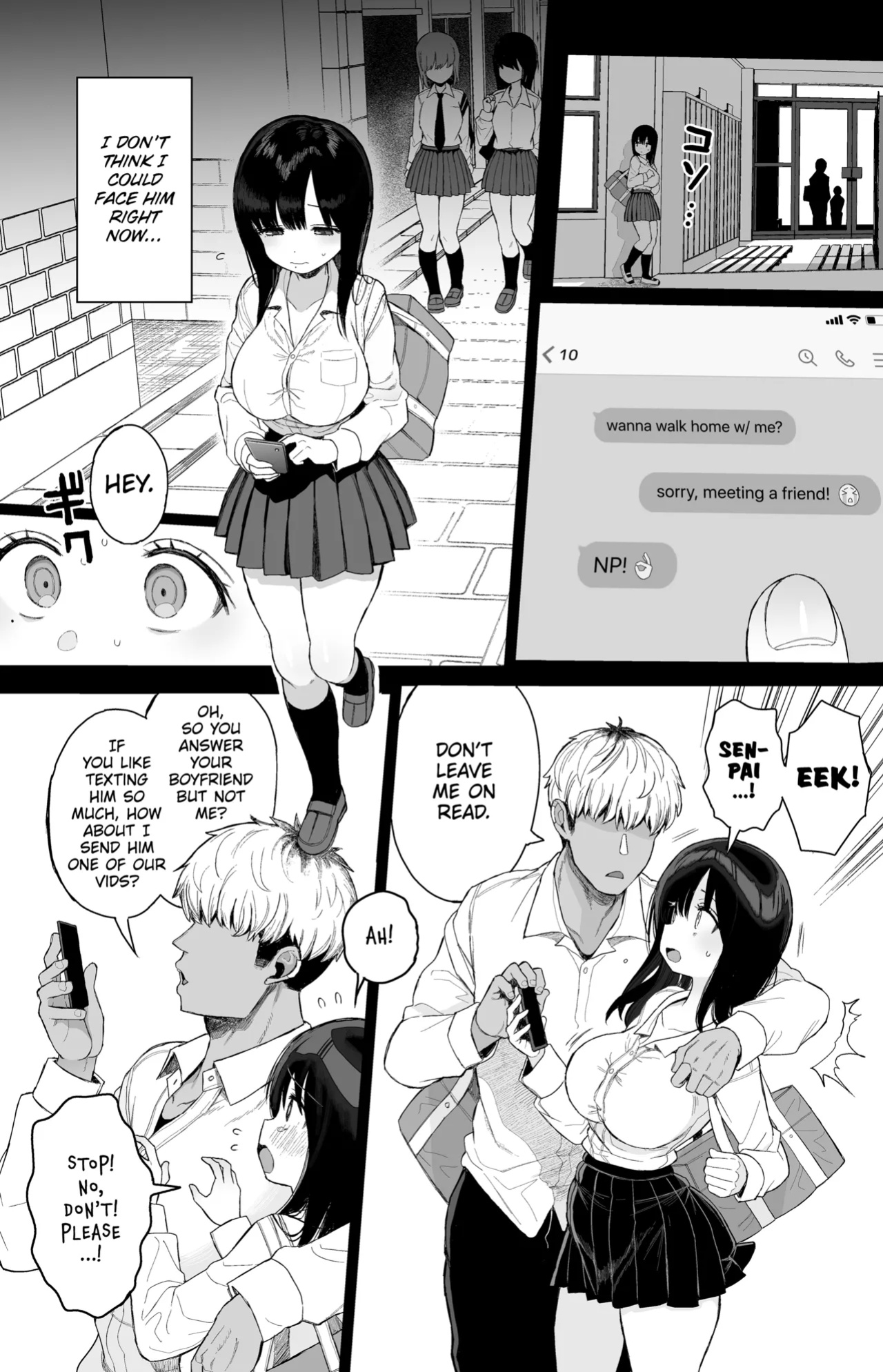 [micro page (Kuromotokun)] Hikaeme Kanojo wa Kobamenai | The Mild-Mannered Girlfriend Who Can't Resist + Omake [The Unseelie Court]