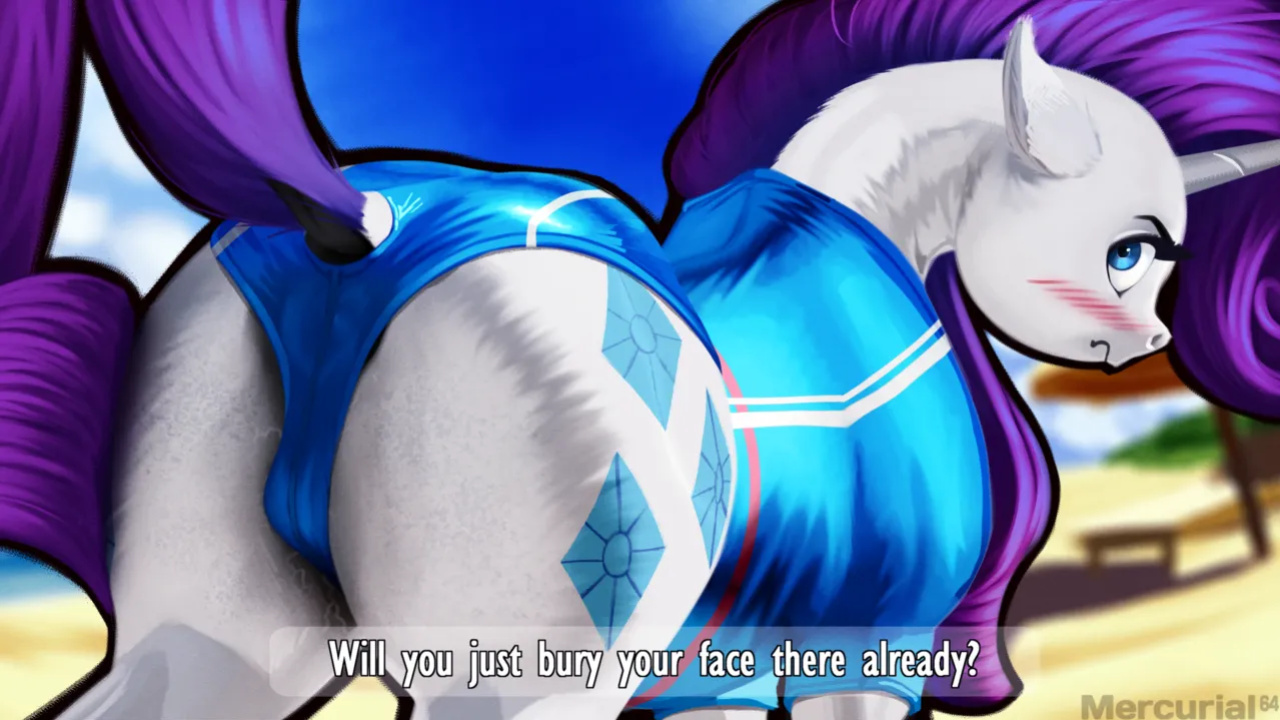 [mercurial64] Sweaty Rarity (My Little Pony)