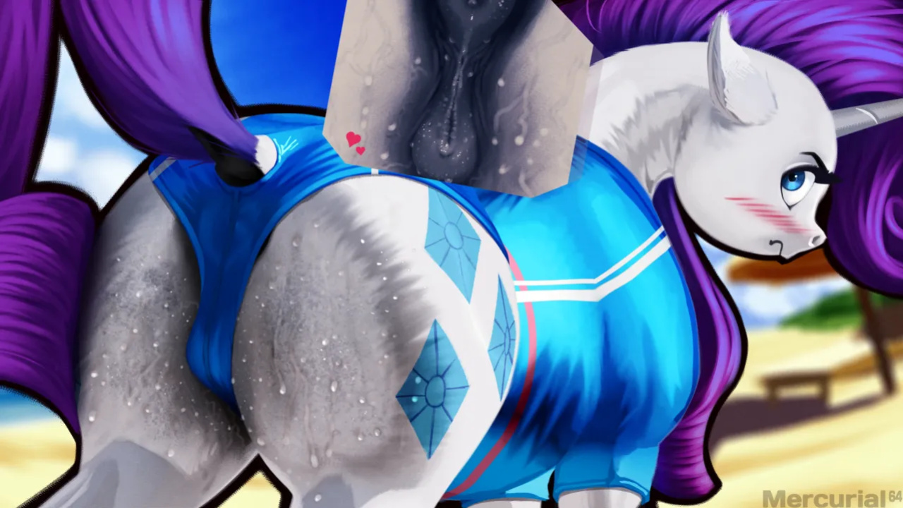[mercurial64] Sweaty Rarity (My Little Pony)