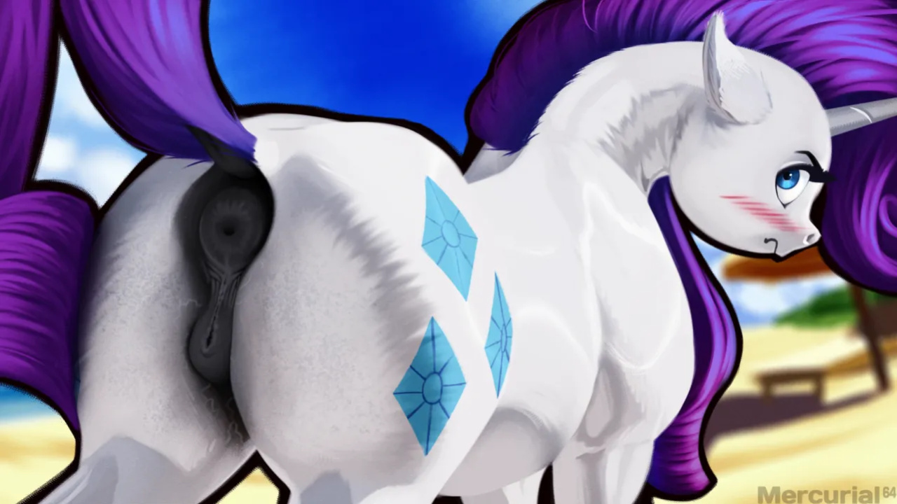 [mercurial64] Sweaty Rarity (My Little Pony)