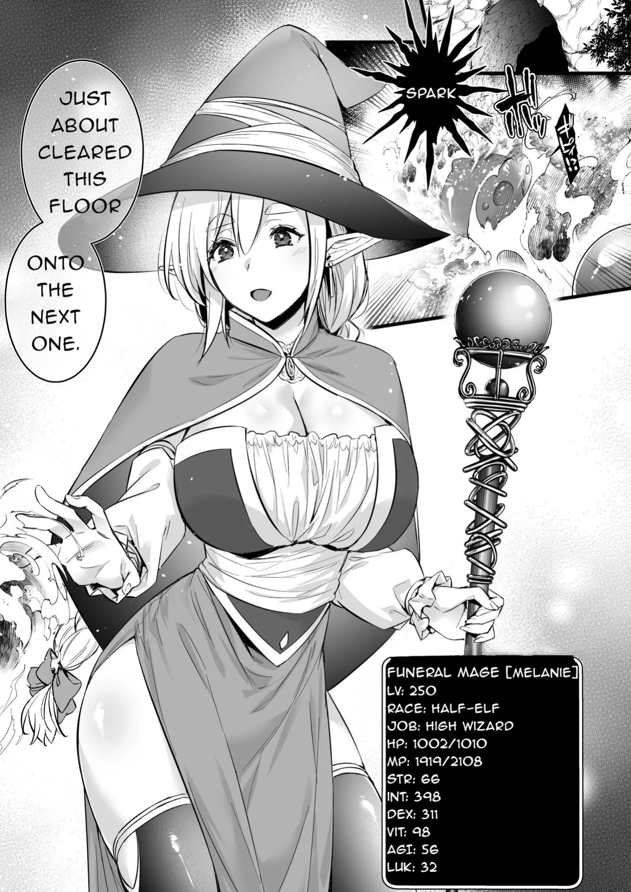 A Level 250 Mage Falls Into a Sensory Deprivation Pit and Loses Her Humanity to Level Drain