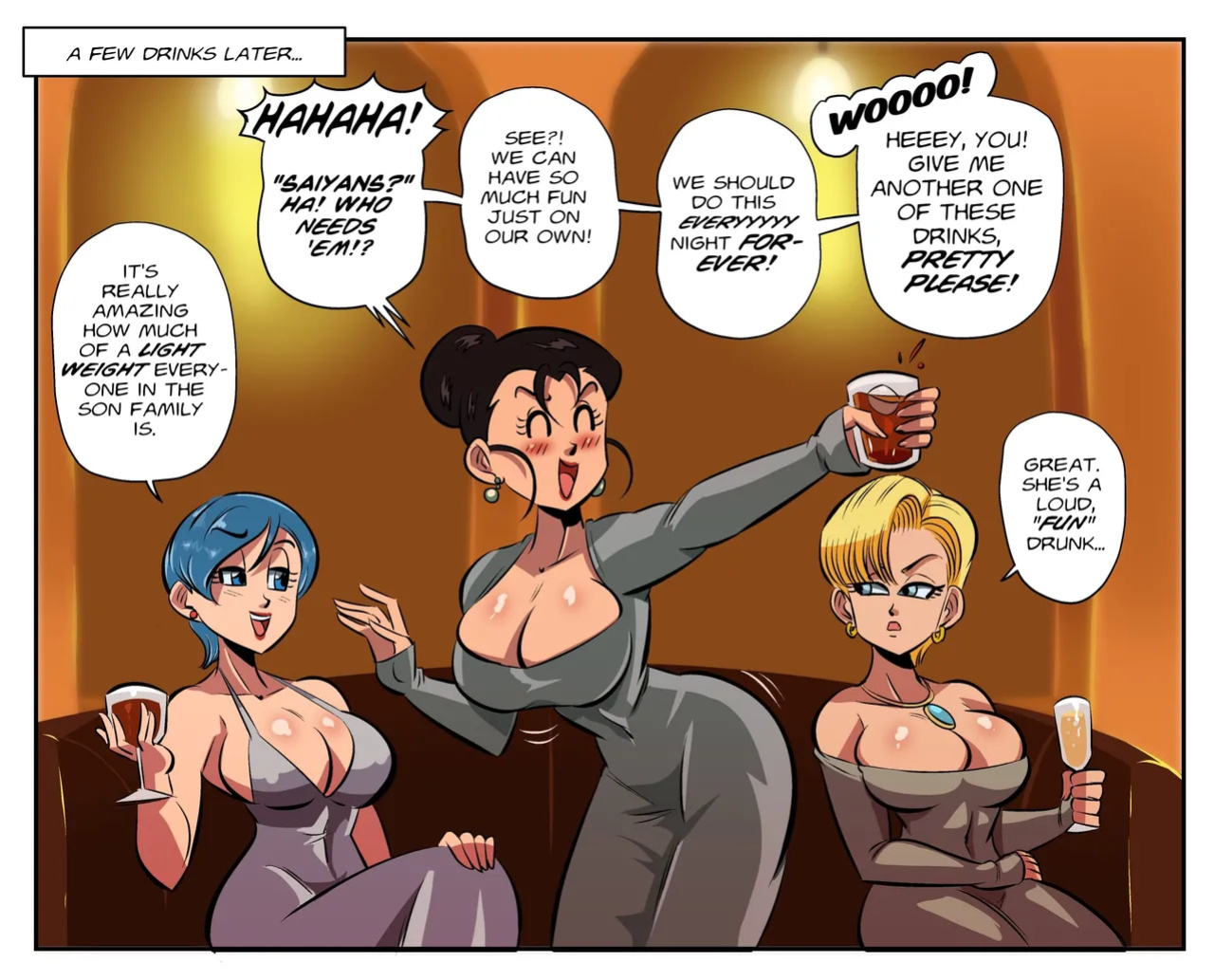 Girls Night Out (Dragon Ball Super) [FunsexyDB]