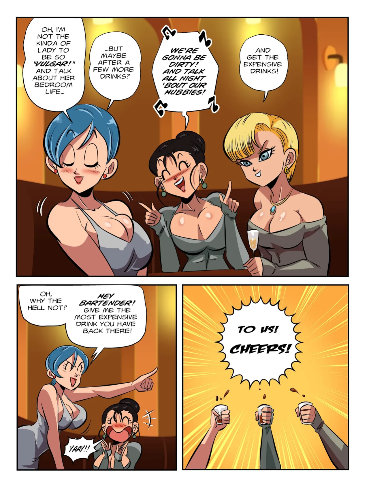 Girls Night Out (Dragon Ball Super) [FunsexyDB]
