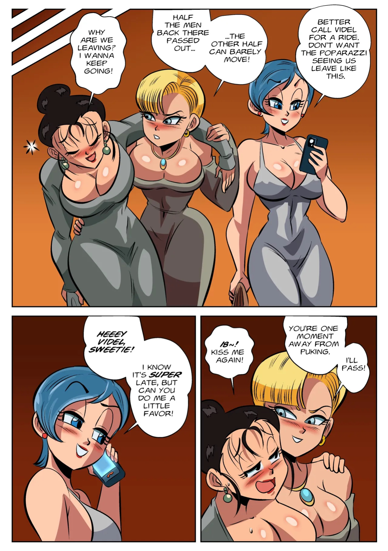 Girls Night Out (Dragon Ball Super) [FunsexyDB]