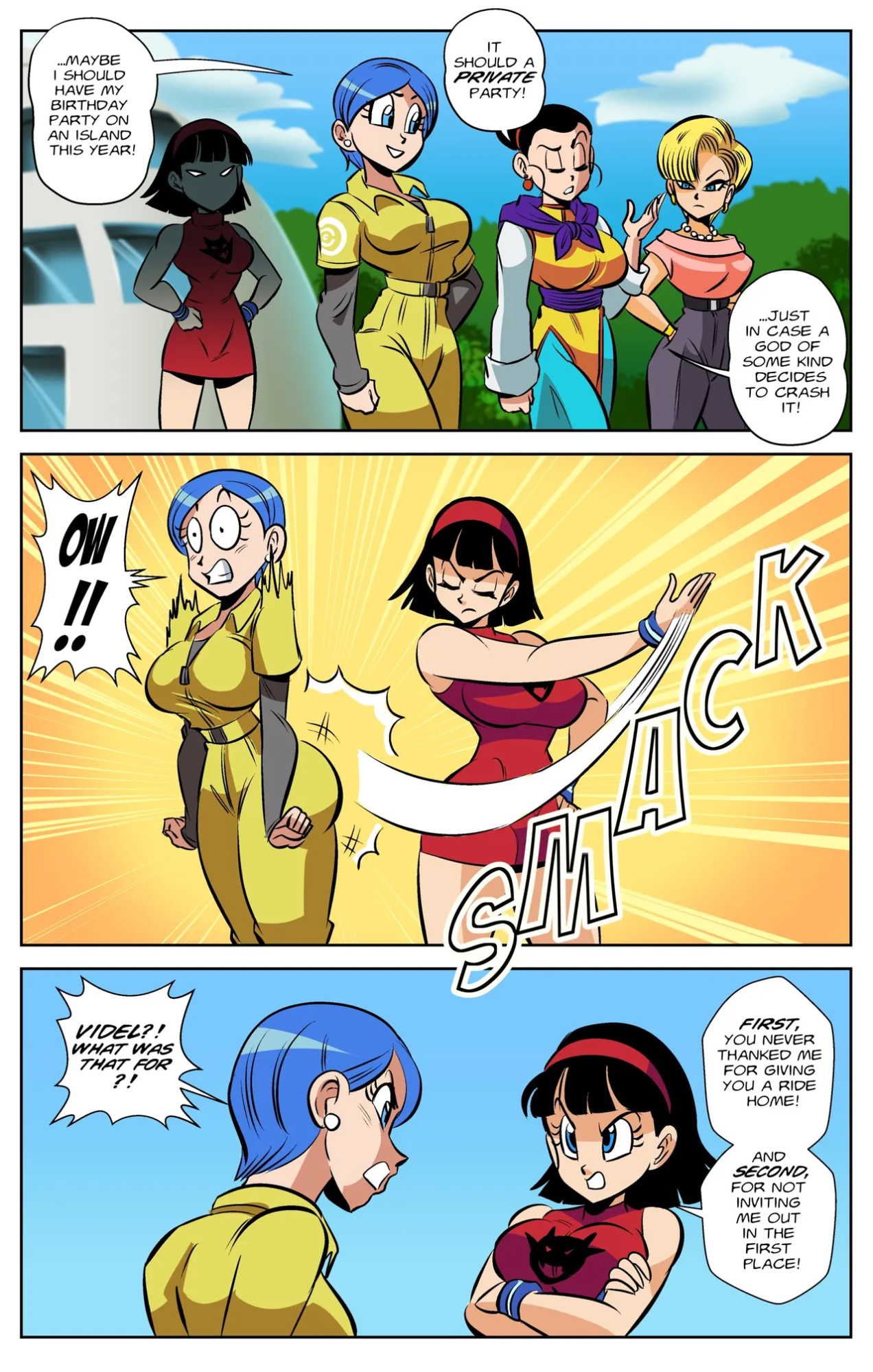 Girls Night Out (Dragon Ball Super) [FunsexyDB]