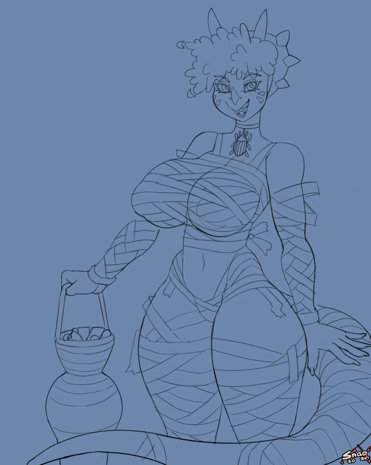 [Snao] Trish from Volcano is a Scarey Mummy! (Goodbye Volcano High)