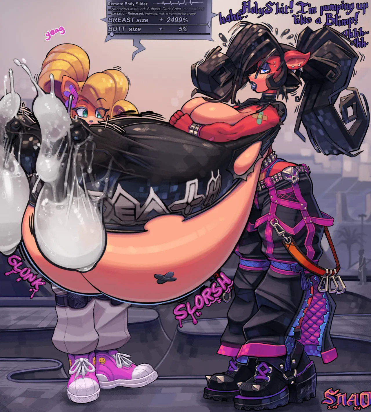 [Snao] Body Slider Growth Set: Coco Bandicoot X Evil Coco (Crash Bandicoot)