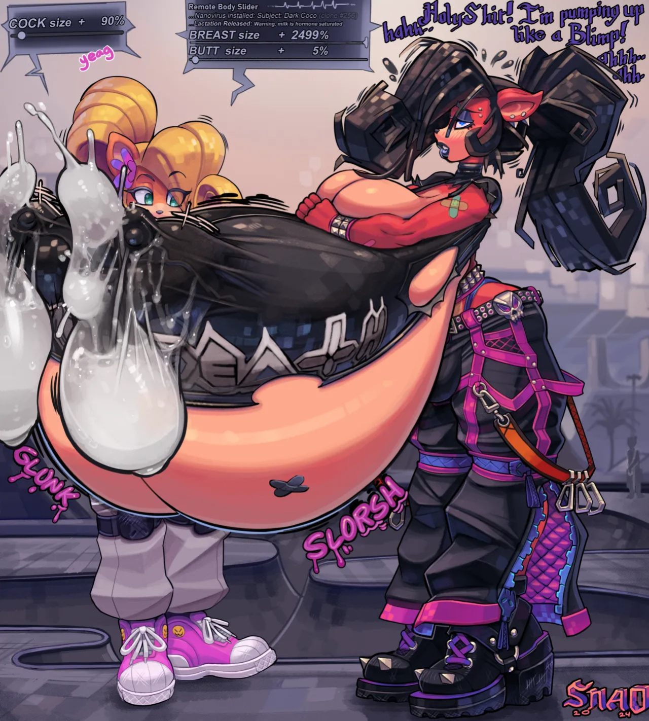 [Snao] Body Slider Growth Set: Coco Bandicoot X Evil Coco (Crash Bandicoot)