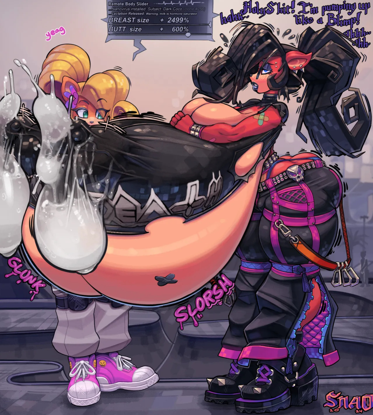 [Snao] Body Slider Growth Set: Coco Bandicoot X Evil Coco (Crash Bandicoot)