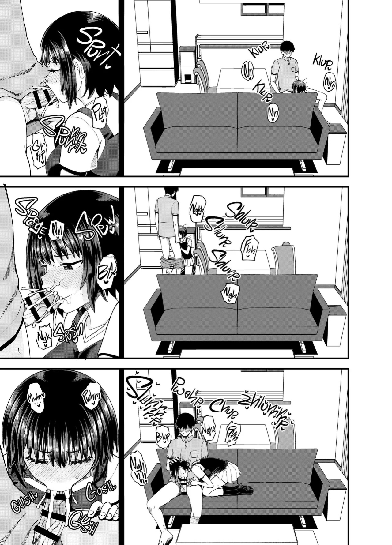 [Tonkotsu Fuumi (Poncocchan)] Soen ni Natteta Osananajimi ga Okuchi Onaho Gayoi Shite Kuru Mikkakan | Three Days Treating My Estranged Friend As An Oral Fuckhole [A Little Someone's Dummy]