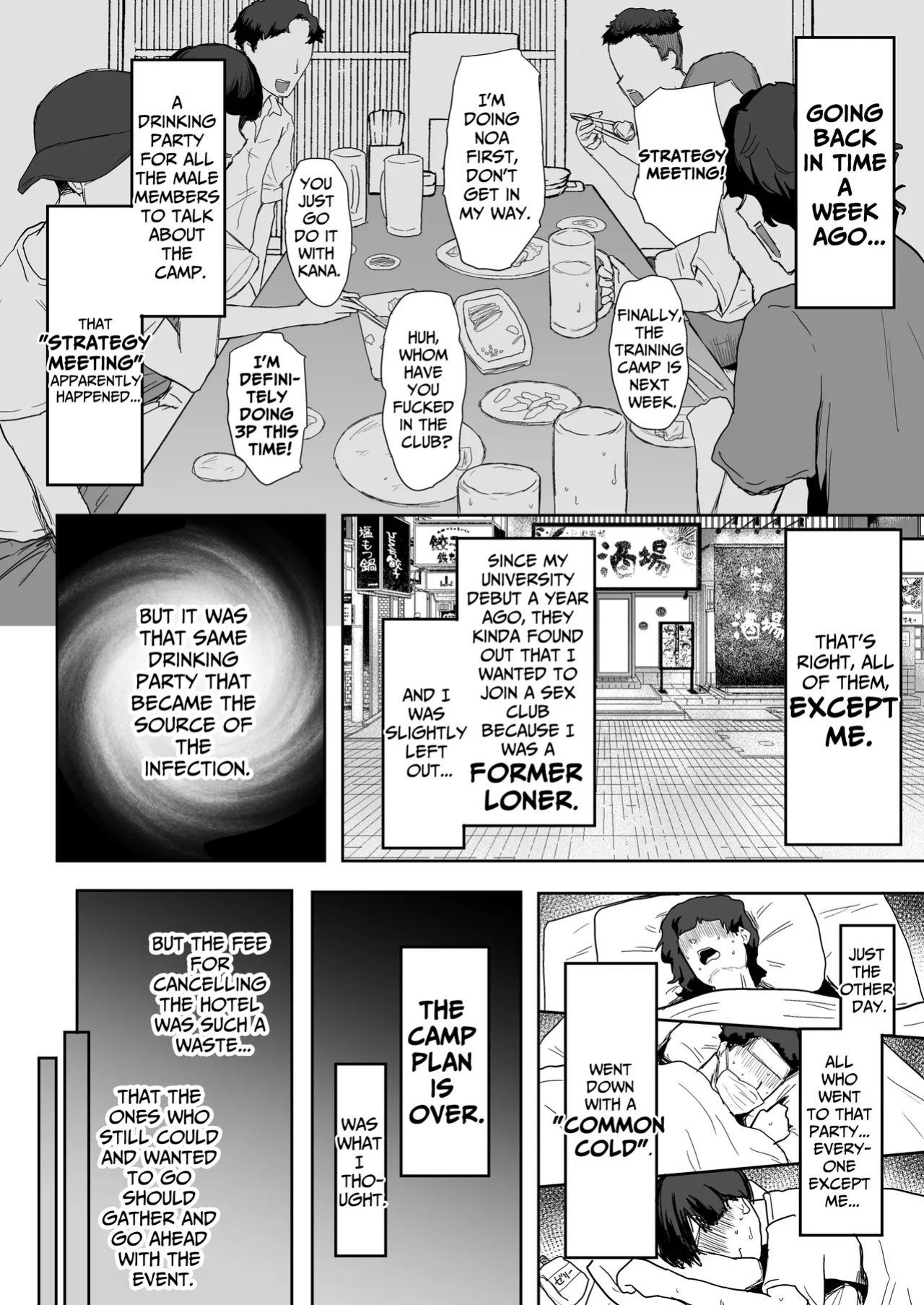 [PuruMetal] YariCir Gasshuku ni Otoko wa Boku Hitori | Only One Guy At The Fuck Club's Intensive Training Camp [Kamijoan]