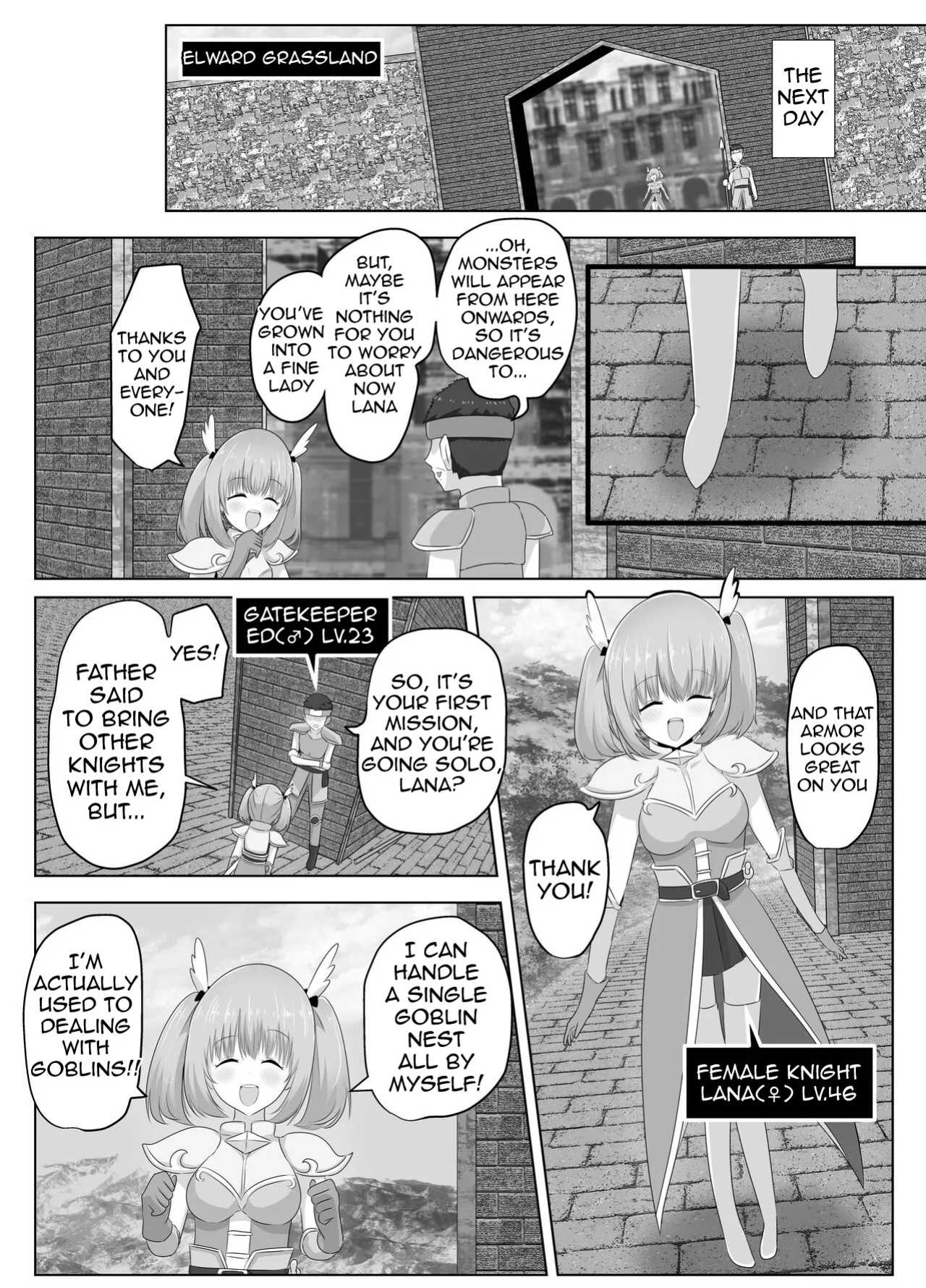 [C Hange (hangesho)] The Female Knight Who Lost Everything To Goblins