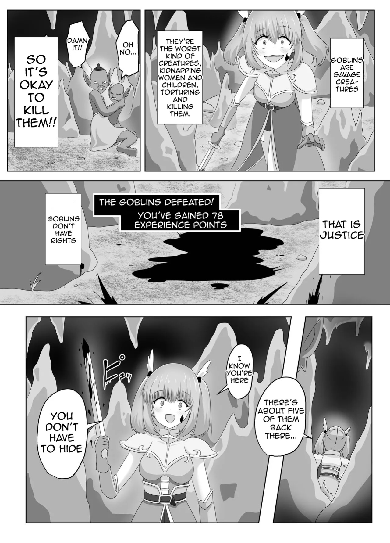 [C Hange (hangesho)] The Female Knight Who Lost Everything To Goblins